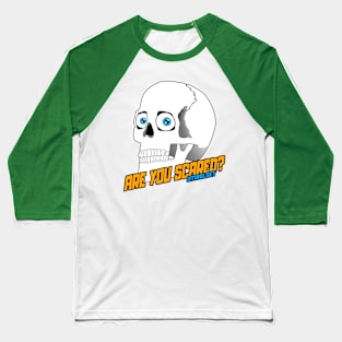 SCARED SKULL Baseball T-Shirt